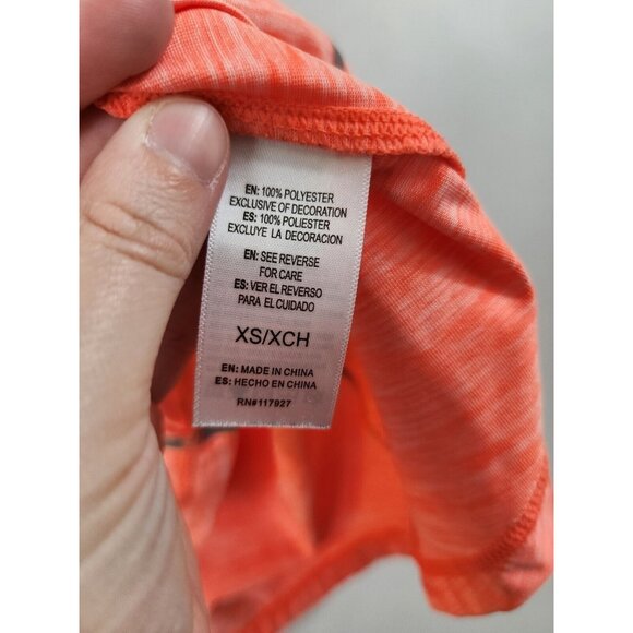 Reebok Womens XS Pink Gray Round Neck Sleeveless Racerback Athletic Tank Top - Picture 6 of 7